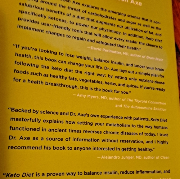 KETO DIET by: Dr. Josh Axe (Hardback) - Picture 4 of 5